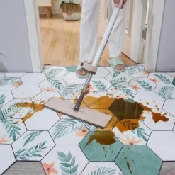 Floor u0026 Flair Boden & Teppiche-Rutschfeste nordische Sechseck-Fußmatte – staubdichte Eingangsmatte