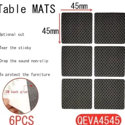 Comfort u0026 Style Gadgets Für Zuhause-Rutschfeste, selbstklebende Stuhlfußpolster – Schutz aller Oberflächen