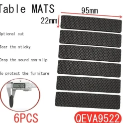 Comfort u0026 Style Gadgets Für Zuhause-Rutschfeste, selbstklebende Stuhlfußpolster – Schutz aller Oberflächen