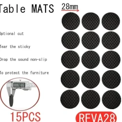 Comfort u0026 Style Gadgets Für Zuhause-Rutschfeste, selbstklebende Stuhlfußpolster – Schutz aller Oberflächen