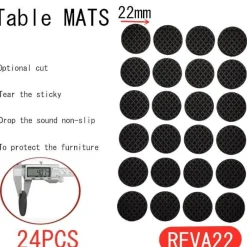 Comfort u0026 Style Gadgets Für Zuhause-Rutschfeste, selbstklebende Stuhlfußpolster – Schutz aller Oberflächen