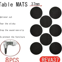 Comfort u0026 Style Gadgets Für Zuhause-Rutschfeste, selbstklebende Stuhlfußpolster – Schutz aller Oberflächen