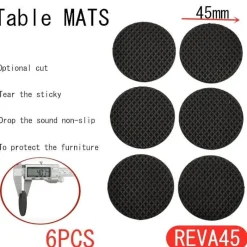 Comfort u0026 Style Gadgets Für Zuhause-Rutschfeste, selbstklebende Stuhlfußpolster – Schutz aller Oberflächen