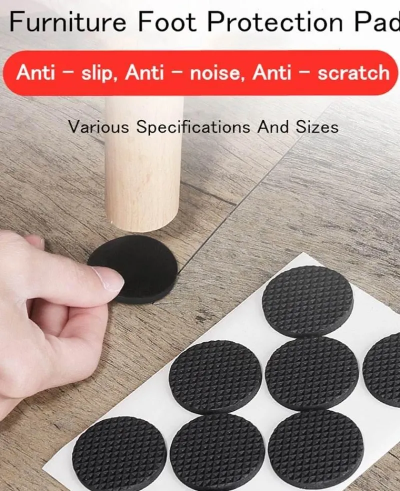 Comfort u0026 Style Gadgets Für Zuhause-Rutschfeste, selbstklebende Stuhlfußpolster – Schutz aller Oberflächen