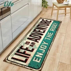 Tranquil Waters Boden & Teppiche|Badezimmer-Rutschfeste Waschküchenmatte - Stilvolle Bodenmatte für den Waschraum