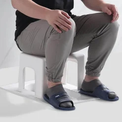 The Blissful Bath Mobilitäts- Und Support-Tools|Badezimmer-Rutschfester Toilettenhocker – Stützender Tritthocker fürs Badezimmer