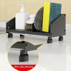 Space Savvy Küche & Esszimmer-Rutschfestes Abtropfgestell für die Spüle – platzsparender Küchen-Organizer