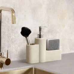 Serene Splash Badezimmer-Saksia Soap Dispenser - Elegant Bathroom Accessory