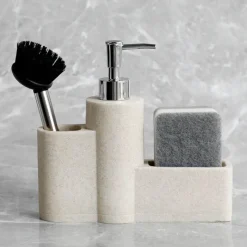 Serene Splash Badezimmer-Saksia Soap Dispenser - Elegant Bathroom Accessory