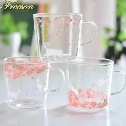 Plates u0026 More Küche & Esszimmer-Sakura Glas Kaffeetasse Katze Hirsch Kaninchen Teetasse Maid Trinkgeschirr