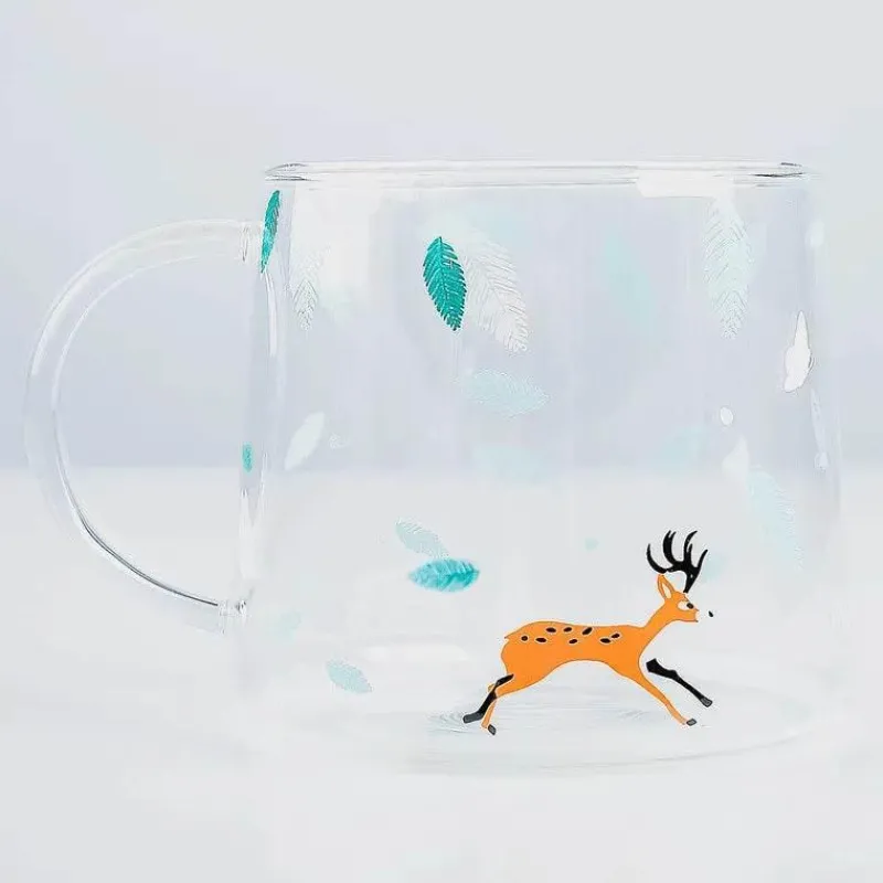 Plates u0026 More Küche & Esszimmer-Sakura Glas Kaffeetasse Katze Hirsch Kaninchen Teetasse Maid Trinkgeschirr