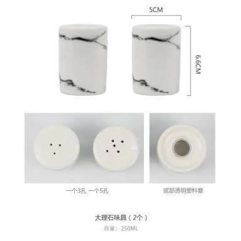 Comfort u0026 Style Küche & Esszimmer-Salz- und Pfefferölflaschen-Set aus Keramik – Gewürzhalter für die Küche