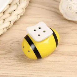 Tom Küche & Esszimmer-Salz- und Pfefferstreuer-Set aus Keramik in Bienenform für eine niedliche Küchendekoration