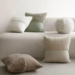 Cozy Cushions Bettzeug-Samt-Kissenbezug - Akzentkissen in reiner Farbe