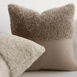 Cozy Cushions Bettzeug-Samt-Kissenbezug - Akzentkissen in reiner Farbe