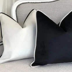 Pillow Haven Bettzeug-Samtkissenbezug - Moderner nordischer Kissenbezug 50x50
