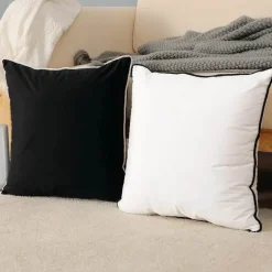 Pillow Haven Bettzeug-Samtkissenbezug - Moderner nordischer Kissenbezug 50x50