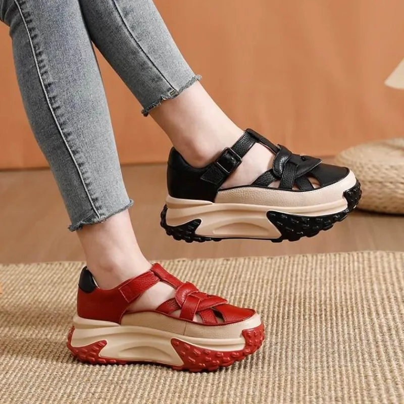 Damen Wilderness Haven Damenschuhe-Sandalen mit dicker Sohle – bequemes Freizeitschuhwerk für den ganzen Tag