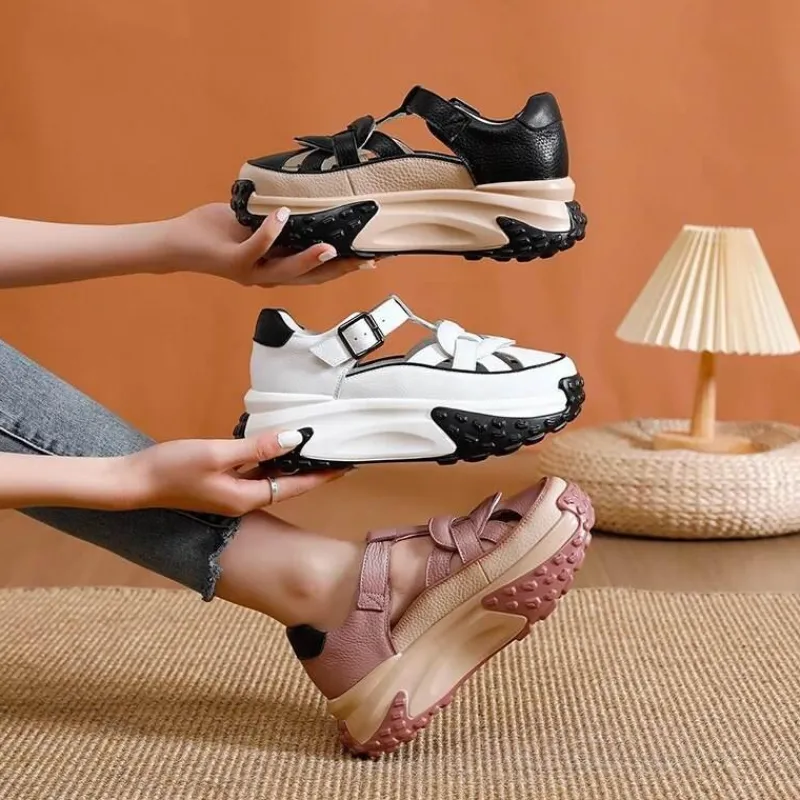 Damen Wilderness Haven Damenschuhe-Sandalen mit dicker Sohle – bequemes Freizeitschuhwerk für den ganzen Tag