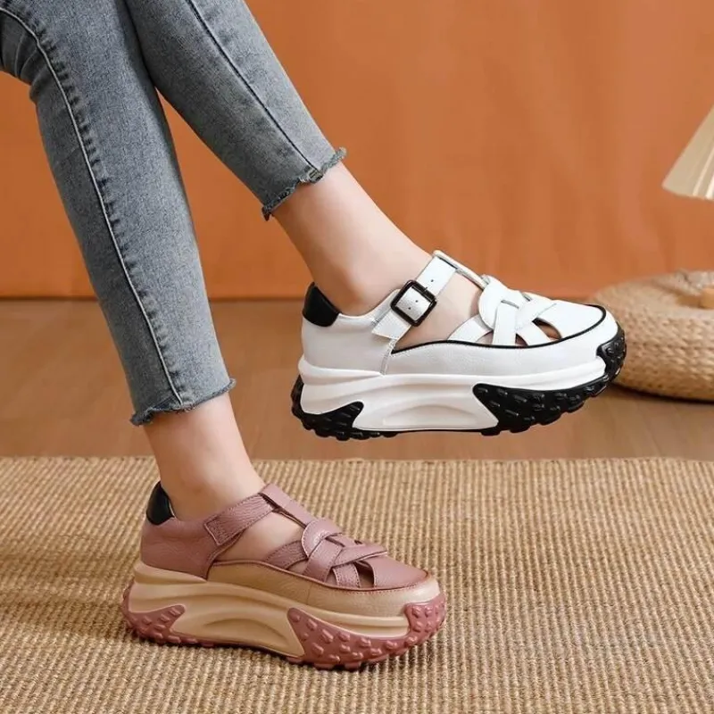 Damen Wilderness Haven Damenschuhe-Sandalen mit dicker Sohle – bequemes Freizeitschuhwerk für den ganzen Tag