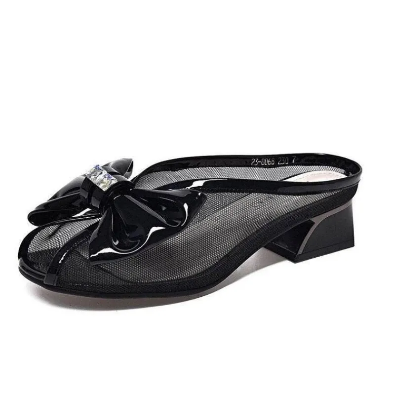 Damen Wilderness Haven Damenschuhe-Sandalen mit Schleife – bequeme Sommer-Absätze