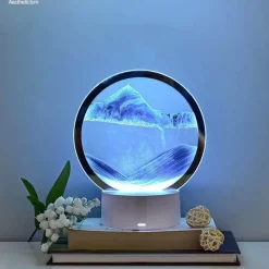 Bright Accents Beleuchtung-Sandmalerei-Tischlampe – Künstlerische dekorative Beleuchtung