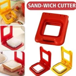 The Culinary Kit Küche & Esszimmer-Sandwichschneider für Kinder – Traumform in quadratischer Form