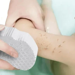 The Blissful Bath Badezimmer-Sanfter Peeling-Duschschwamm – Weicher Körperschrubber