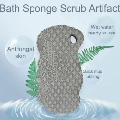 The Blissful Bath Badezimmer-Sanfter Peeling-Duschschwamm – Weicher Körperschrubber