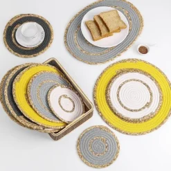 The Jute Table Küche & Esszimmer-Sansibar Apparel Home Decor - Exotischer Inselstil