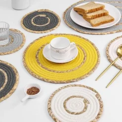 The Jute Table Küche & Esszimmer-Sansibar Apparel Home Decor - Exotischer Inselstil