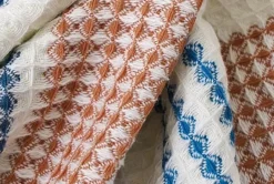 Wrap u0026 Relax Bettzeug-Saugfähiges Badetuch aus weicher Baumwolle mit Wabenstreifen – 70 x 140 cm