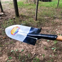 The Outdoor Vault Camping Im Freien|Heimwerkzeuge-Schaufel aus Manganstahl – Hochleistungs-Landwirtschaftswerkzeug