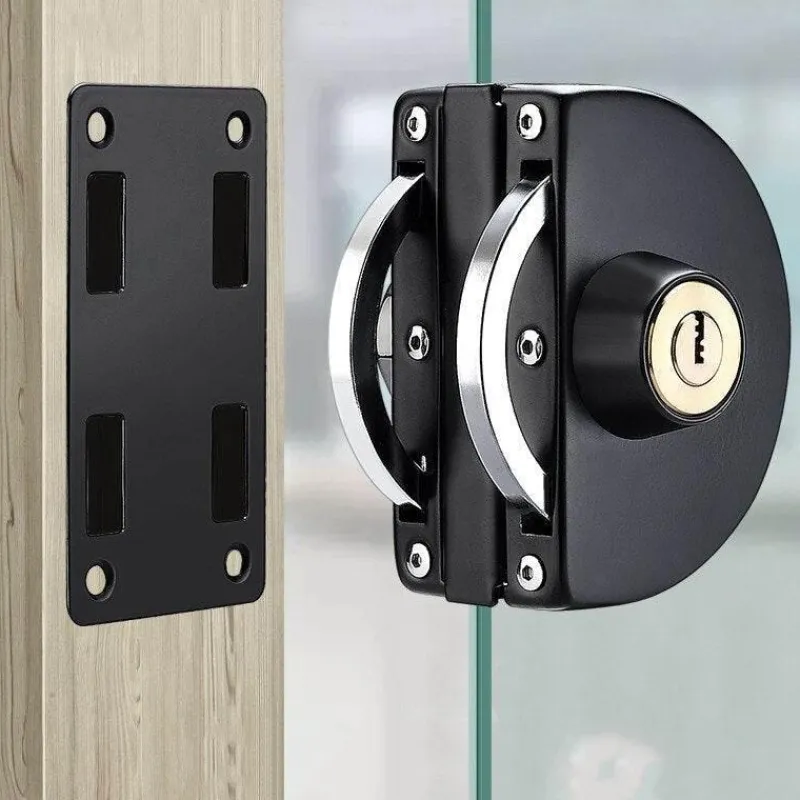Comfort u0026 Style Gadgets Für Zuhause-Schiebetürschloss aus Edelstahl - Sicherheitsglastürschloss