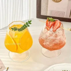 Plates u0026 More Küche & Esszimmer-Schlankes Cocktailglas-Set – Elegantes Trinkgeschirr für besondere Anlässe