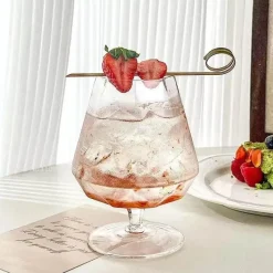 Plates u0026 More Küche & Esszimmer-Schlankes Cocktailglas-Set – Elegantes Trinkgeschirr für besondere Anlässe