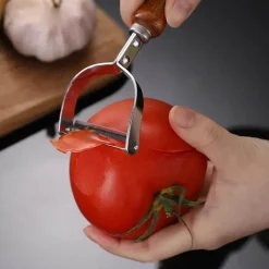 Tom Küche & Esszimmer-Schäler und Reibe aus Edelstahl – Multifunktionswerkzeug für müheloses Zubereiten von Obst und Gemüse