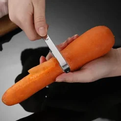 Tom Küche & Esszimmer-Schäler und Reibe aus Edelstahl – Multifunktionswerkzeug für müheloses Zubereiten von Obst und Gemüse