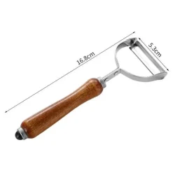 Tom Küche & Esszimmer-Schäler und Reibe aus Edelstahl – Multifunktionswerkzeug für müheloses Zubereiten von Obst und Gemüse