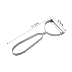 Tom Küche & Esszimmer-Schäler und Reibe aus Edelstahl – Multifunktionswerkzeug für müheloses Zubereiten von Obst und Gemüse