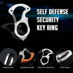 The Outdoor Vault Outdoor-Gadgets|Heimwerkzeuge-Schlüsselanhänger-Multitool – Vielseitiges Abenteuer-Accessoire