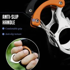 The Outdoor Vault Outdoor-Gadgets|Heimwerkzeuge-Schlüsselanhänger-Multitool – Vielseitiges Abenteuer-Accessoire