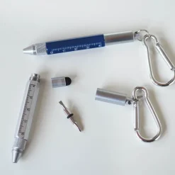 The Outdoor Vault Outdoor-Artikel|Heimwerkzeuge-Schlüsselanhänger-Schraubendreherstift – Multifunktionswerkzeug mit Touchscreen-kompatiblen Funktionen