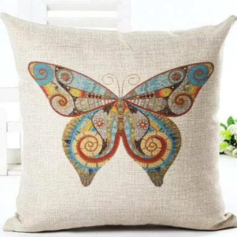 Plush Perch Bettzeug-Schmetterling Dekokissen - New Home Sitzkissen