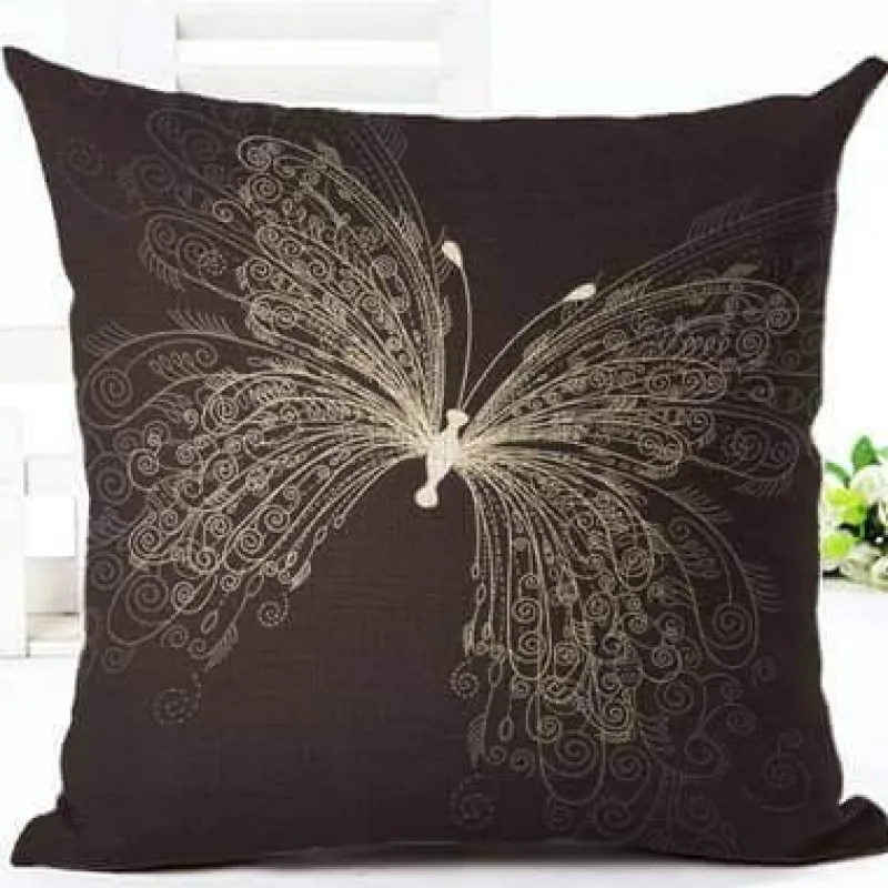 Plush Perch Bettzeug-Schmetterling Dekokissen - New Home Sitzkissen