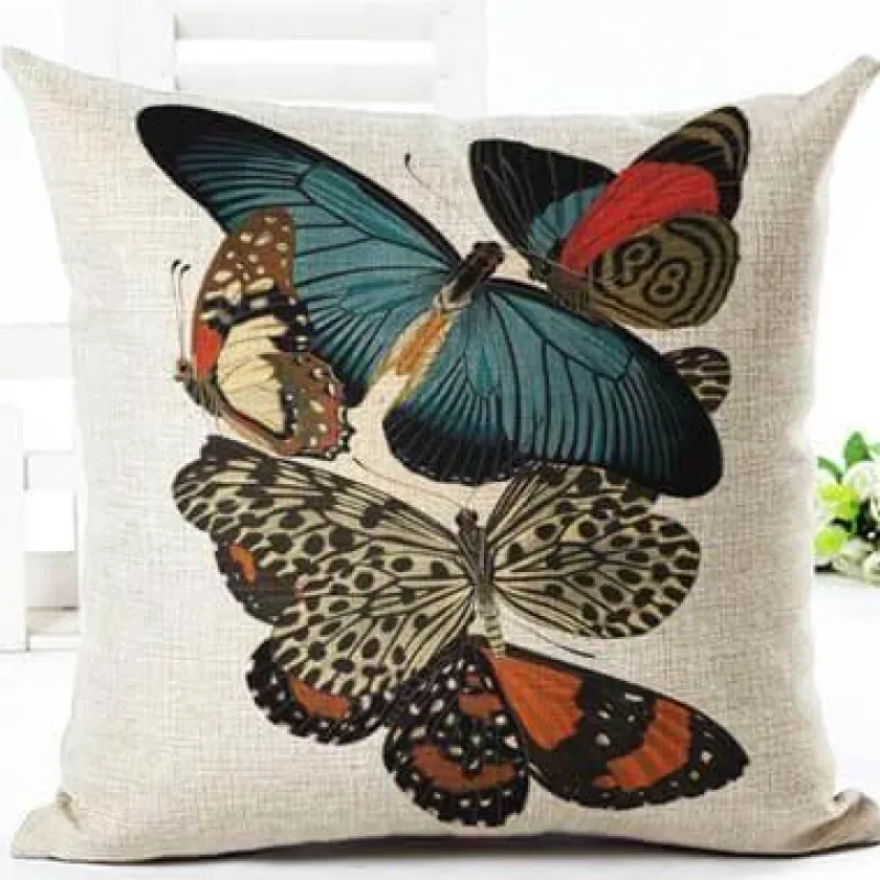 Plush Perch Bettzeug-Schmetterling Dekokissen - New Home Sitzkissen