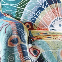 Snug u0026 Soft Bettzeug-Schmetterling Pfau Strick Sofa Decke Abdeckung-SingleDouble Sofa Protector
