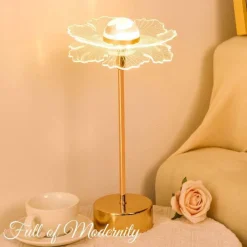 Glow u0026 Shade Beleuchtung-Schmetterlingsblumen-Tischlampe – dekorative Akzentbeleuchtung