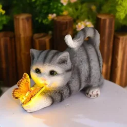 The Decor Haven Outdoor & Garten|Beleuchtung-Schmetterlingsharzlampe – Einzigartige dekorative Beleuchtung für Zuhause