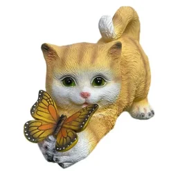 The Decor Haven Outdoor & Garten|Beleuchtung-Schmetterlingsharzlampe – Einzigartige dekorative Beleuchtung für Zuhause